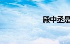 殿中丞是什么官职