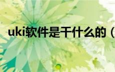uki软件是干什么的（uki app是干什么的）