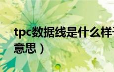tpc数据线是什么样子的（tpc数据线是什么意思）