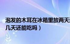 泡发的木耳在冰箱里放两天还能吃吗（泡发的木耳放冰箱里几天还能吃吗）