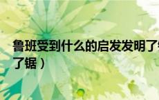 鲁班受到什么的启发发明了锯子（鲁班受到什么的启发发明了锯）