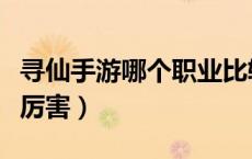 寻仙手游哪个职业比较好（寻仙手游什么职业厉害）