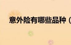 意外险有哪些品种（意外险有哪些品种）