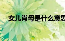 女儿肖母是什么意思（母肖是哪几个肖）