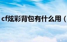 cf炫彩背包有什么用（CF炫彩背包有什么用）
