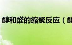 醇和醛的缩聚反应（醇醛缩合属于什么反应）