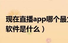 现在直播app哪个最火（目前最火的手机直播软件是什么）