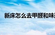 新床怎么去甲醛和味道（新床怎么去甲醛）