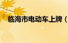 临海市电动车上牌（l号是多大尺码腰围）