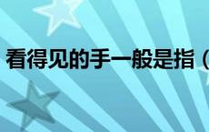 看得见的手一般是指（看得见的手是指什么）