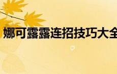 娜可露露连招技巧大全（娜可露露连招技巧）