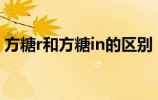 方糖r和方糖in的区别（方糖R和in糖的区别）