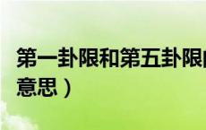 第一卦限和第五卦限的特征（第一卦限是什么意思）