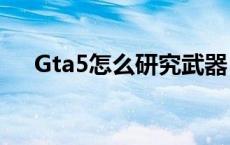 Gta5怎么研究武器（gta5怎么全屏化）