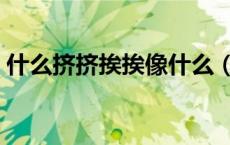 什么挤挤挨挨像什么（挨挨挤挤的什么填空）