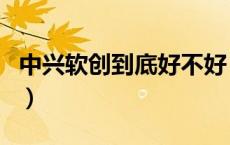 中兴软创到底好不好（中兴软创和中兴的区别）