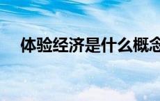 体验经济是什么概念（体验经济是什么）
