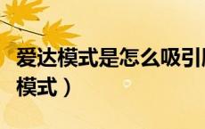 爱达模式是怎么吸引顾客注意的（什么是爱达模式）