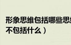 形象思维包括哪些思维形式（形象思维的分类不包括什么）