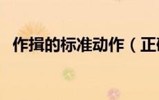 作揖的标准动作（正确的作揖姿势是什么）