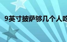 9英寸披萨够几个人吃（9英寸披萨是多大）