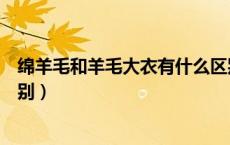 绵羊毛和羊毛大衣有什么区别（绵羊毛和羊毛大衣有什么区别）