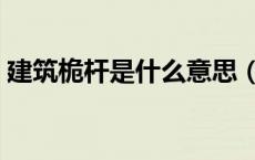 建筑桅杆是什么意思（建筑桅杆是什么意思）
