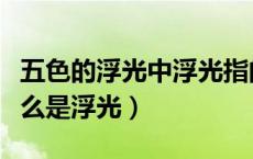 五色的浮光中浮光指的是什么（什么是五色什么是浮光）