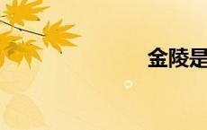 金陵是指哪里