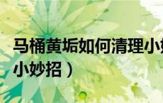 马桶黄垢如何清理小妙招（马桶黄垢如何清理小妙招）