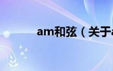 am和弦（关于am和弦的介绍）