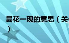 昙花一现的意思（关于昙花一现的意思的介绍）