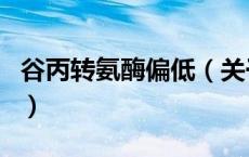 谷丙转氨酶偏低（关于谷丙转氨酶偏低的介绍）