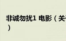 非诚勿扰1 电影（关于非诚勿扰1 电影的介绍）