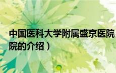 中国医科大学附属盛京医院（关于中国医科大学附属盛京医院的介绍）