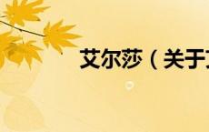 艾尔莎（关于艾尔莎的介绍）