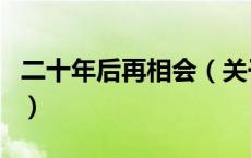 二十年后再相会（关于二十年后再相会的介绍）
