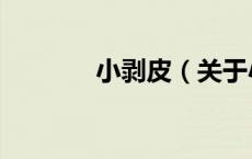 小剥皮（关于小剥皮的介绍）