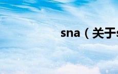 sna（关于sna的介绍）