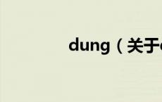 dung（关于dung的介绍）