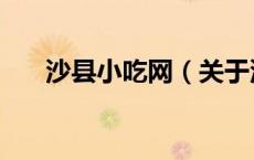 沙县小吃网（关于沙县小吃网的介绍）