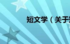 短文学（关于短文学的介绍）