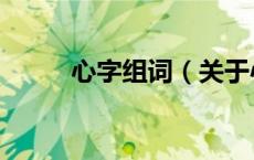 心字组词（关于心字组词的介绍）