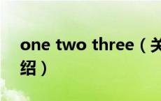 one two three（关于one two three的介绍）