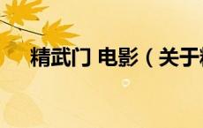 精武门 电影（关于精武门 电影的介绍）