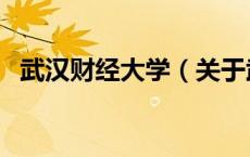 武汉财经大学（关于武汉财经大学的介绍）