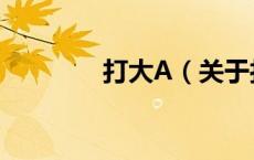 打大A（关于打大A的介绍）
