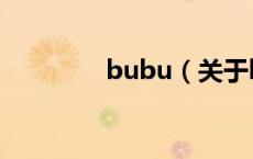 bubu（关于bubu的介绍）