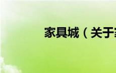 家具城（关于家具城的介绍）