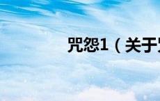 咒怨1（关于咒怨1的介绍）